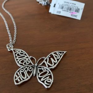 Cookie Lee butterfly necklace